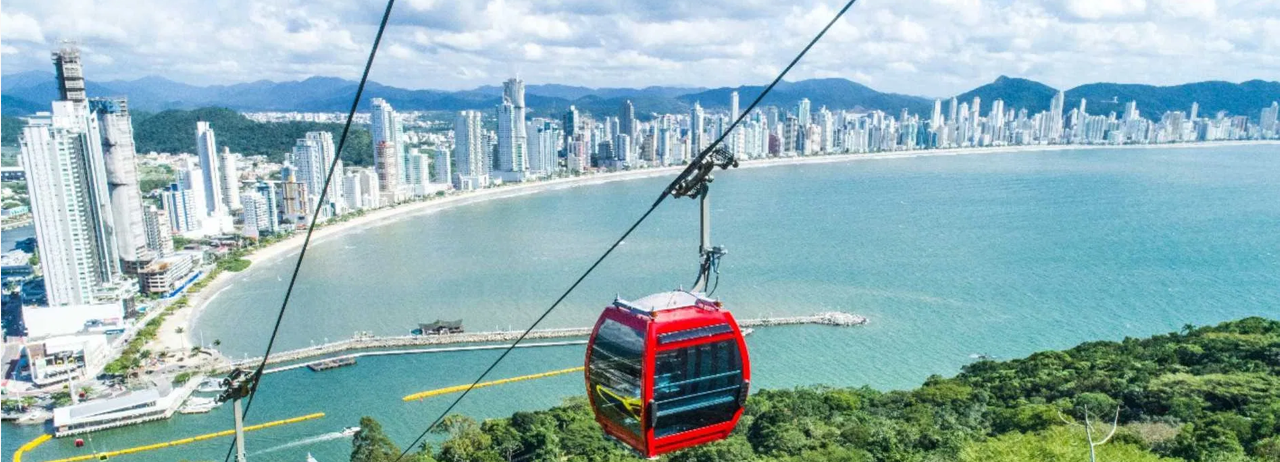 Foto aérea de Balneário Camboriú