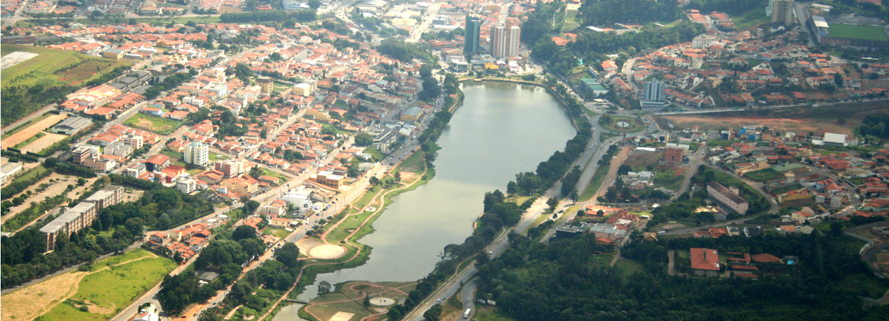 Foto aérea de Bragança Paulista