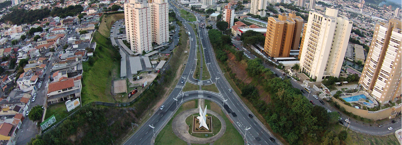 Foto aérea de Jundiaí