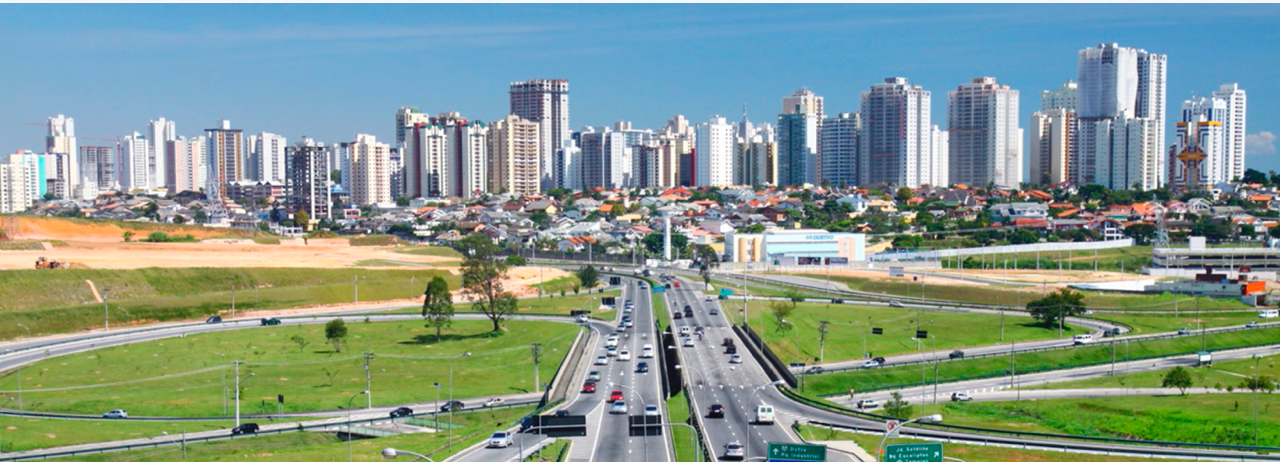 Foto aérea de São José dos Campos