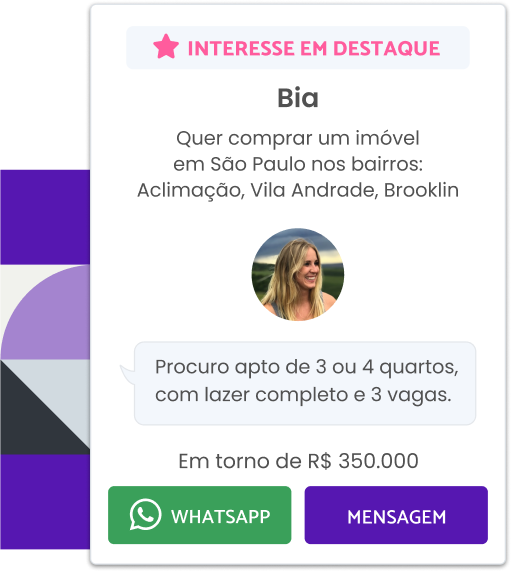 Interesse de Compra em Destaque - Proprietário Direto